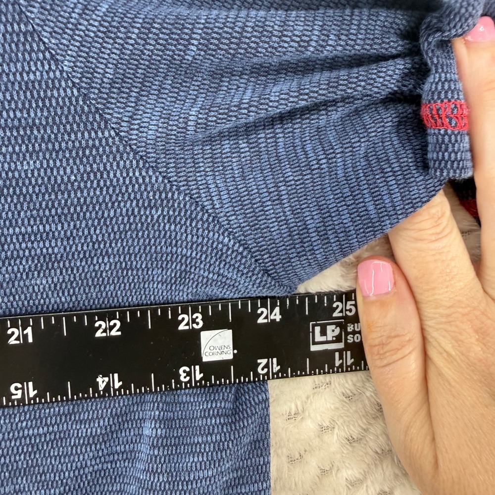 Nat Nast Polo Shirt Mens XL Blue Textured Knit Contrast Stitch Luxury Originals‎ - Picture 4 of 9